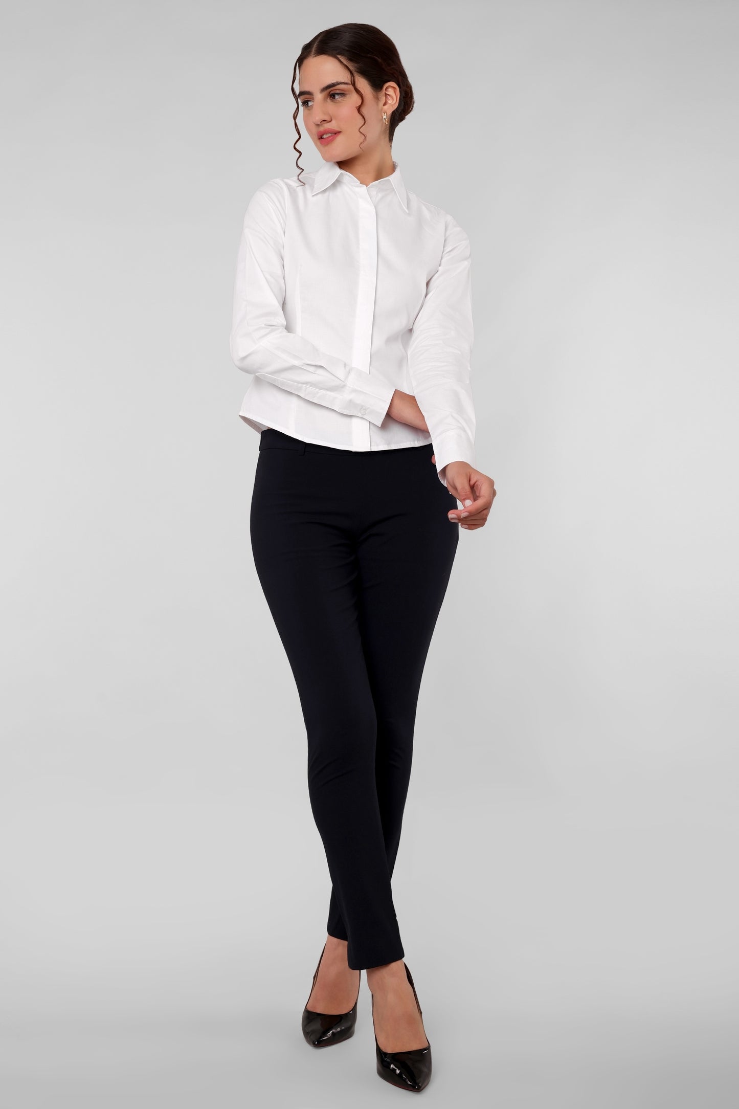 5820 - Navy Blue Leggings Trouser