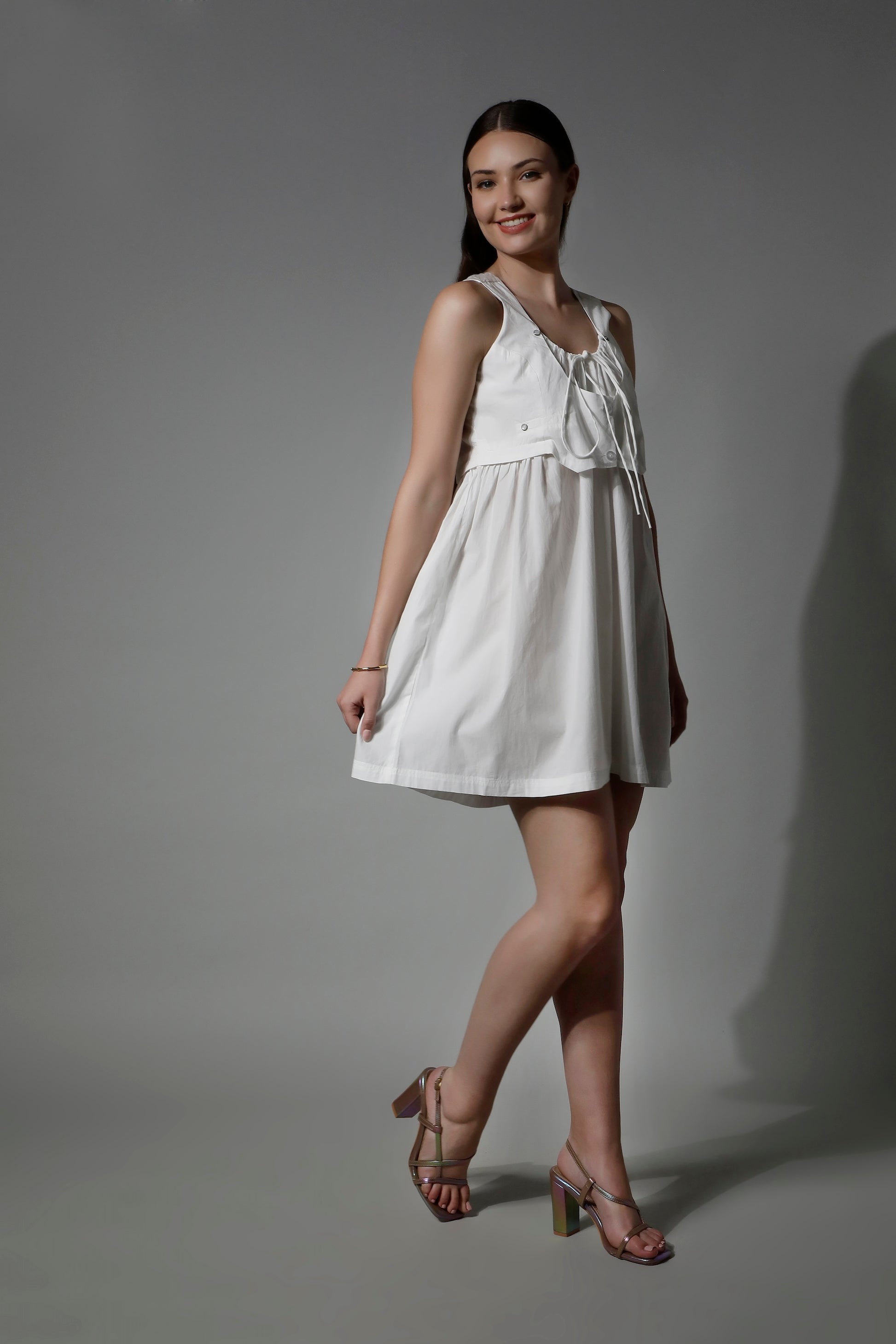 Tailored Midi Women Dress - 5240 VENUS - by SHAEWE