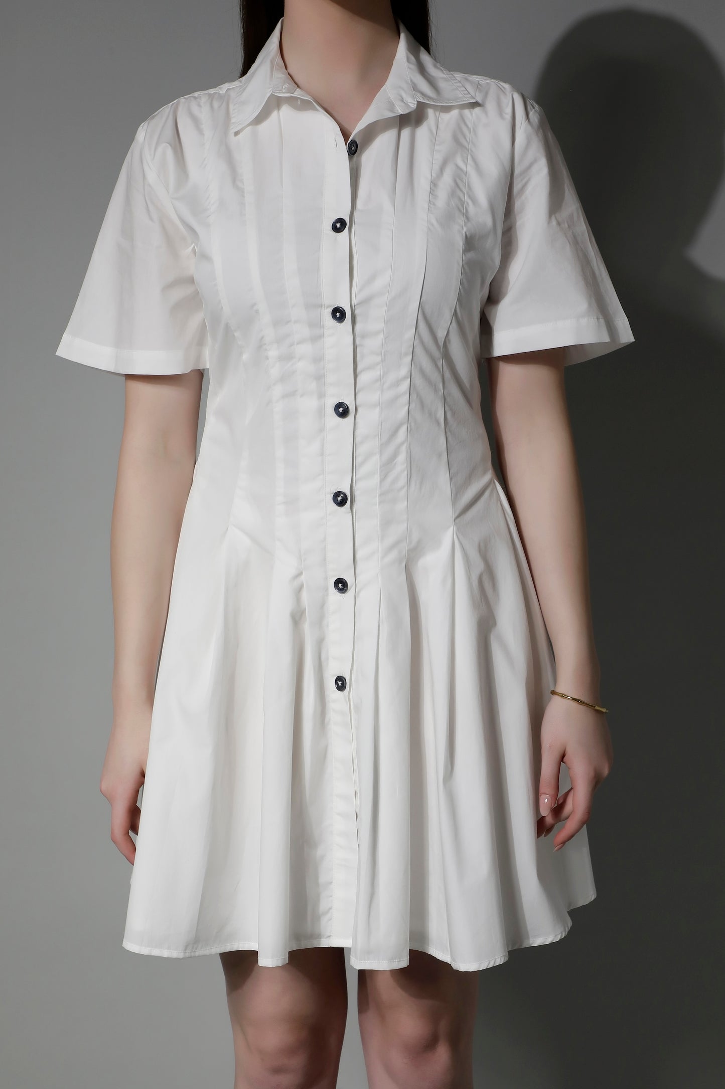 Fashion by SHAEWE Luxury Cotton Midi Dress Women with Lining 5510 PANAKEIA
