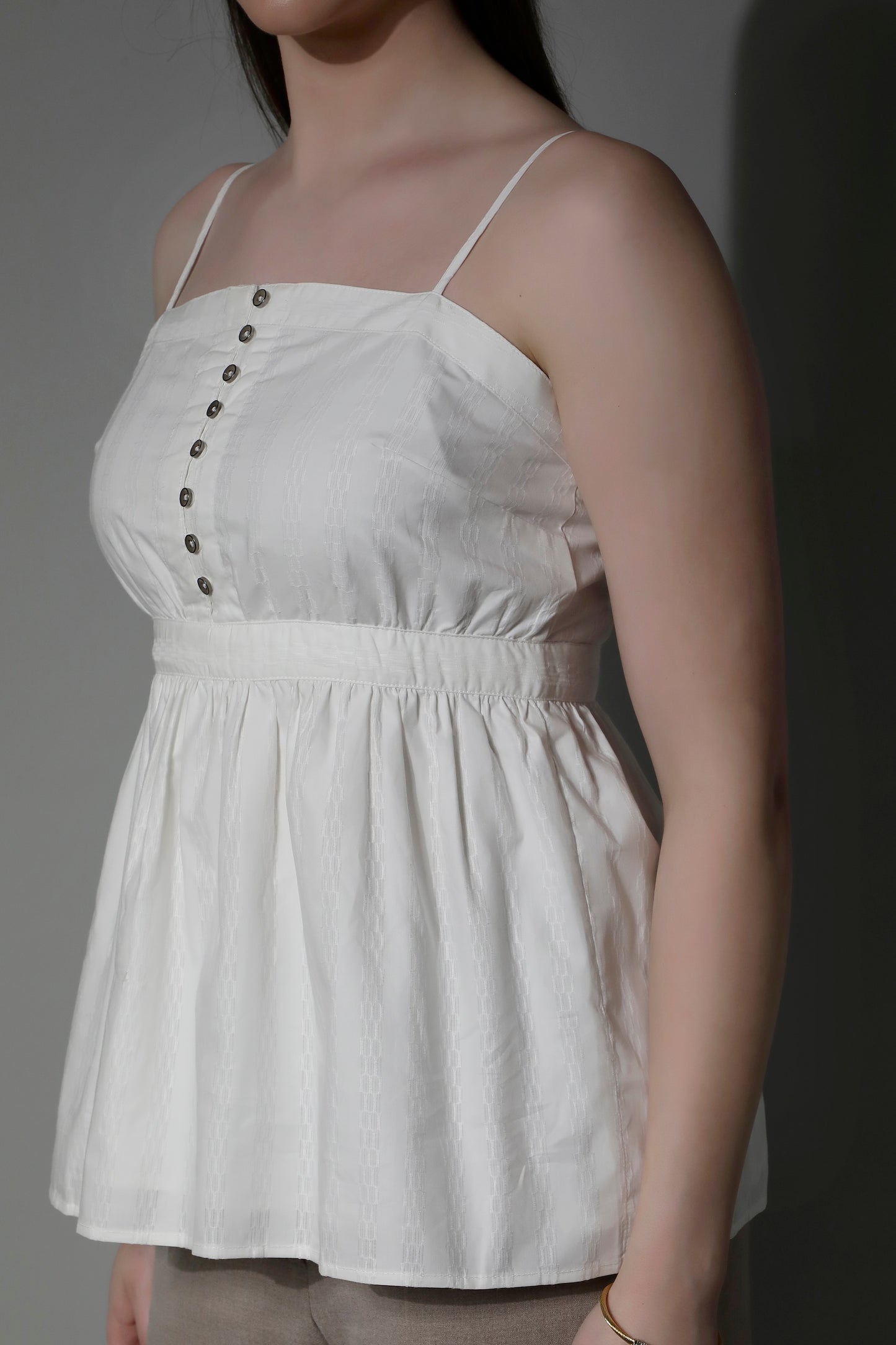 Textured Women Cami Top - 5302 CORDELIA - by SHAEWE