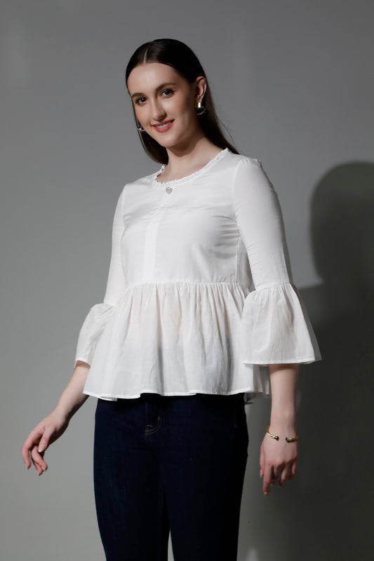 5270 ERATO - Silk Cotton Classic Opaque Top