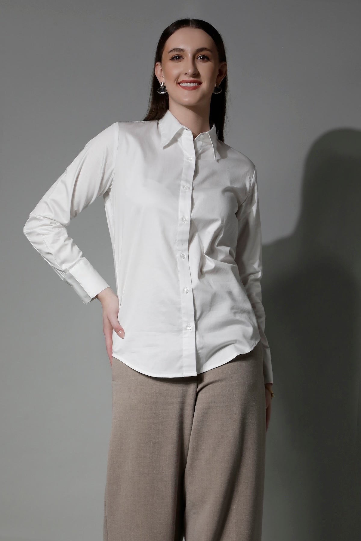 Women Semi Formal Shirt - 5301 ZIA - by SHAEWE