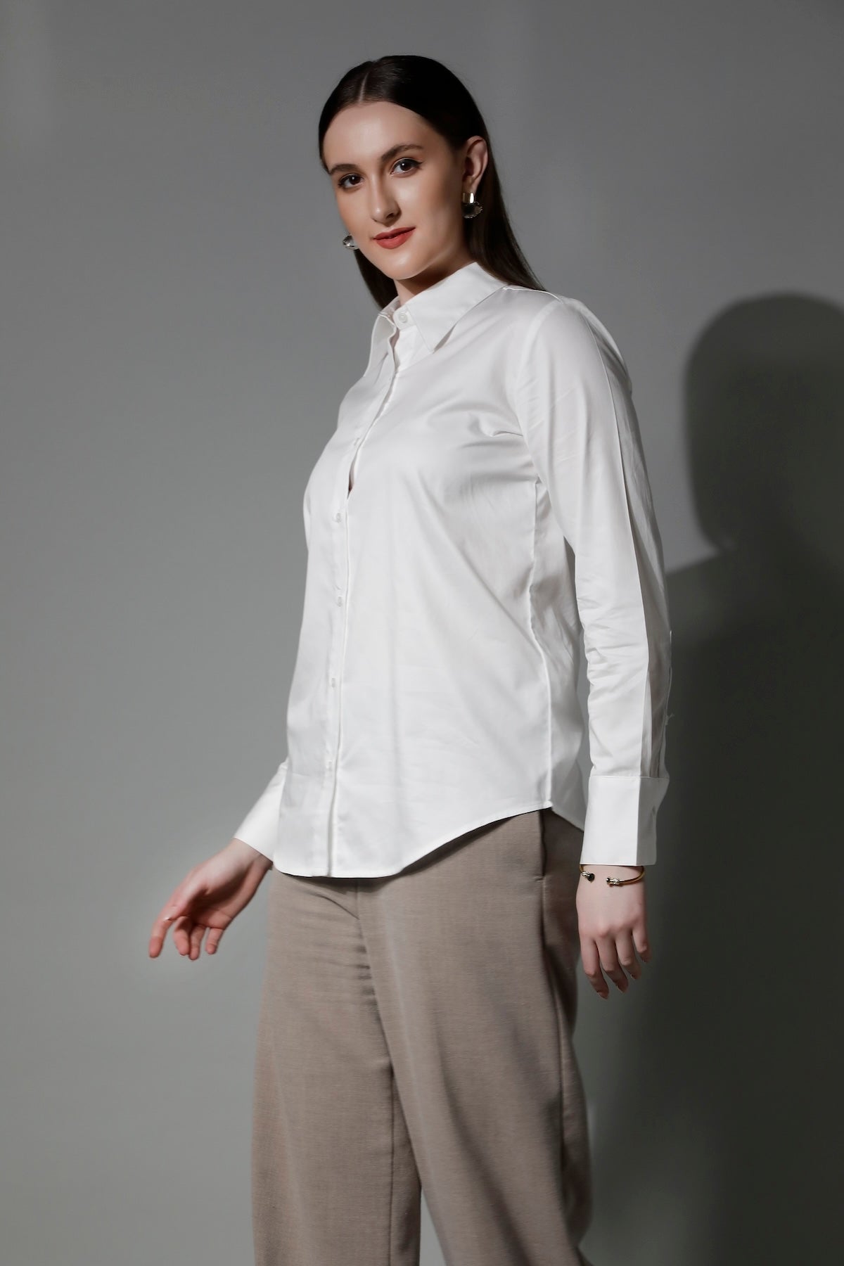 Women Semi Formal Shirt - 5301 ZIA - by SHAEWE